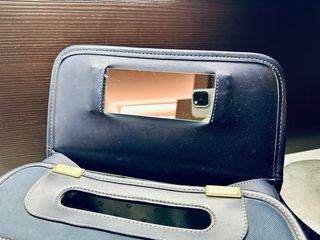 Beauty case Samsonite vintage blu oro