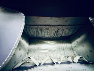 Beauty case Samsonite vintage blu oro