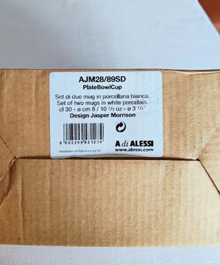 Set 2 Mug A di Alessi - design Jasper Morrison