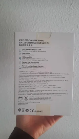 Cargador Inalámbrico Samsung Fast Charge