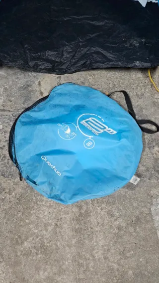 Para vientos para la playa Queucha