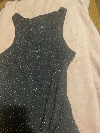 Body nero LISSIMO tg Unica con strass