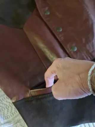 Chaleco de Piel Marrón