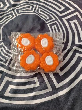 Quitapelusas flor naranja (4 uds)