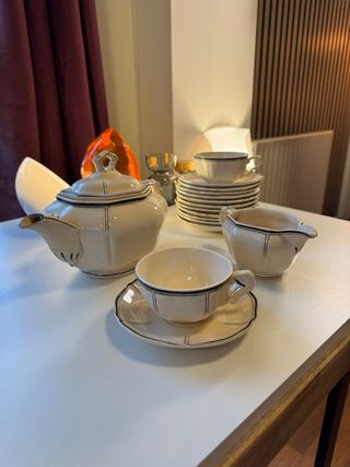 Juego de café cerámica vintage