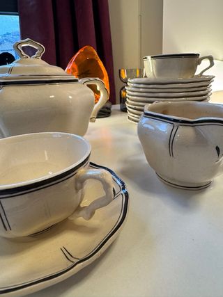 Juego de café cerámica vintage