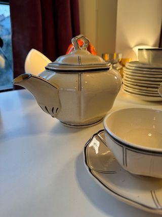 Juego de café cerámica vintage