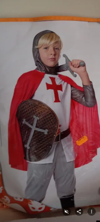 Disfraz Caballero Medieval Niño 10/12 años