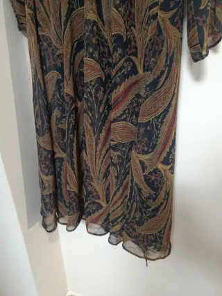 Vestido pañuelo paisley Zara ZW Collection