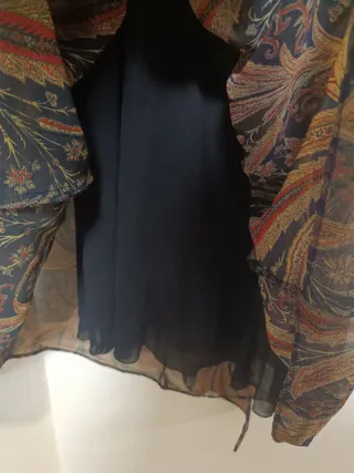 Vestido pañuelo paisley Zara ZW Collection