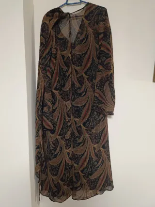 Vestido pañuelo paisley Zara ZW Collection