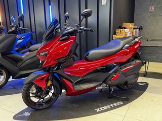 Zontes M125 2025 Maxi-Scooter Roja Negra