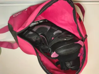 Patines en línea Oxelo negros con bolsa