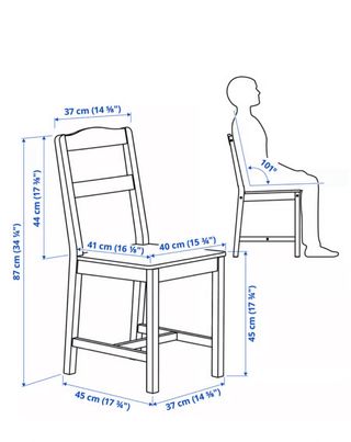 Mesa y 4 sillas HÄGERNÄS IKEA