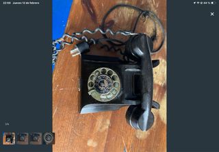 Teléfono antiguo de disco