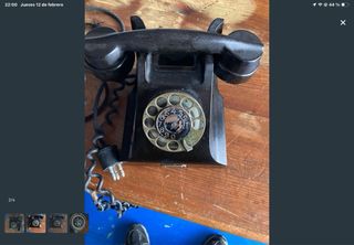 Teléfono antiguo de disco