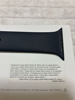 Correa Apple Watch Negra (Sport) ORIGINAL 42/44mm