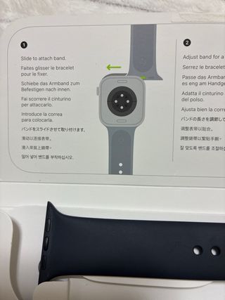 Correa Apple Watch Negra (Sport) ORIGINAL 42/44mm