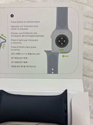 Correa Apple Watch Negra (Sport) ORIGINAL 42/44mm