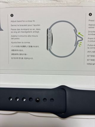 Correa Apple Watch Negra (Sport) ORIGINAL 42/44mm