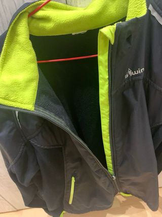 Chaqueta Ciclismo Btwin Talla XL Negra