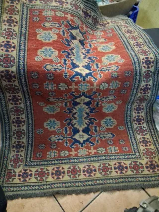 Tappeto da corridoio tradizionale in lana