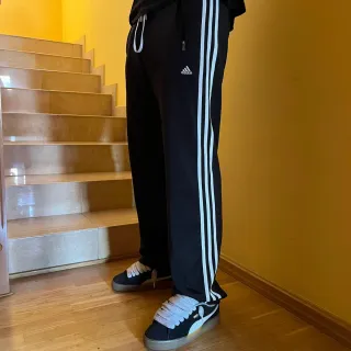 Pantalón Adidas Ancho Negro