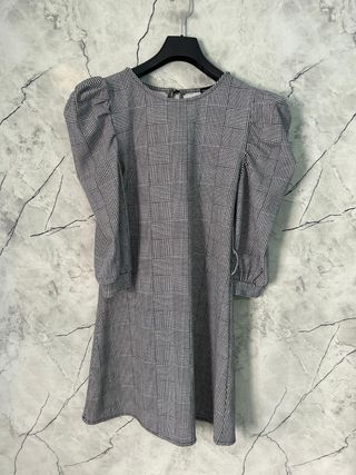 Vestido cuadros talla M
