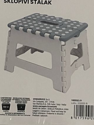 Sgabello pieghevole EURO SPIN