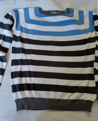 Camisola às riscas rapaz 13 anos