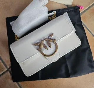Borsa Pinko Love Bag Icon Pelle Bianca