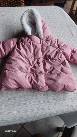 Giubbino rosa Prenatal con cappuccio