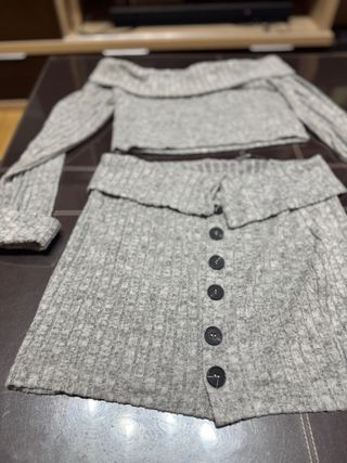 Lote 3 conjuntos falda y top