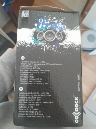 Altavoz pequeño con bluetooth