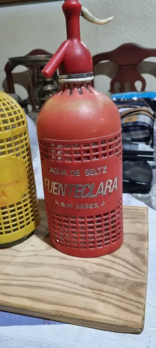 3 Vecchie Bottiglie Sifone Seltz