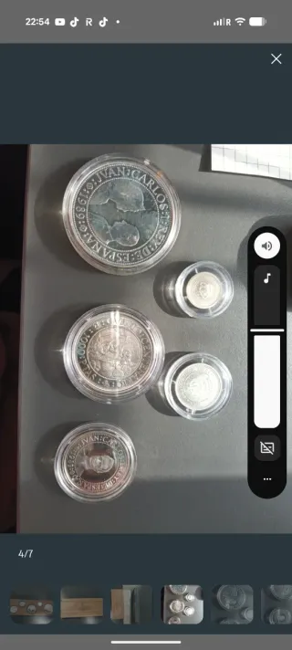 Monedas Plata V Centenario 1989