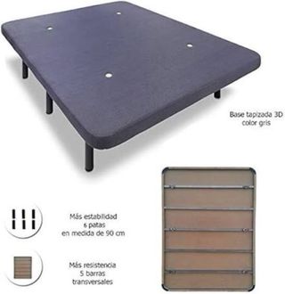 Base Tapizada Reforzada 5 Barras BCN Muebles