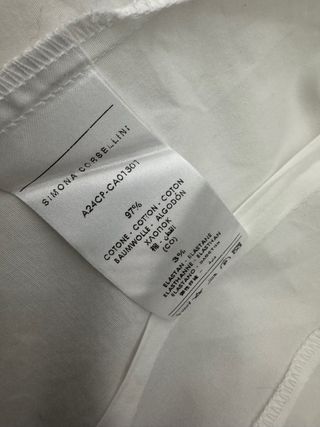 Camicia Simona Corsellini bianca Tg 42