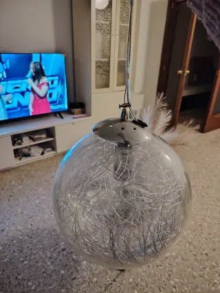 Lámpara colgante esférica