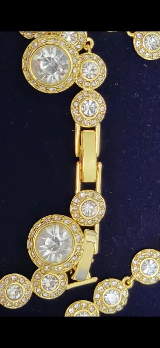 Conjunto Swarovski Collar Pulsera y pendiente