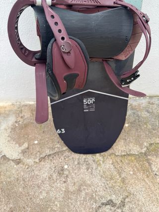 Tabla de Snowboard con Fijaciones 163