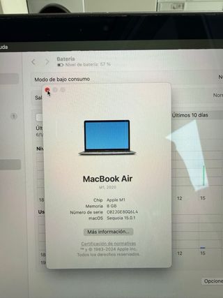 MacBook Air M1 2020 13” 8GB 256GB