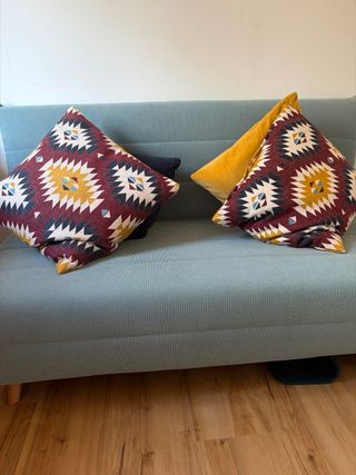 Sofá cama 150 cm verde