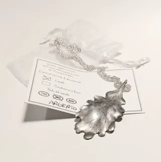 Ciondolo cesellato Ag 925 + catena