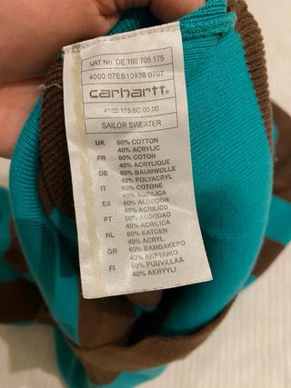 Jersey cuello redondo Carhartt Rayas M