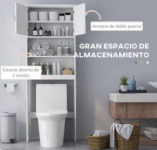 Mueble Blanco Madera para Baño