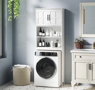 Mueble Blanco Madera para Baño