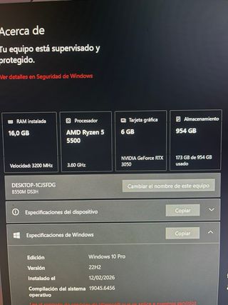 PC Gaming RTX 3050