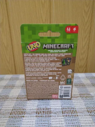 UNO Minecraft Mattel Juego de Cartas