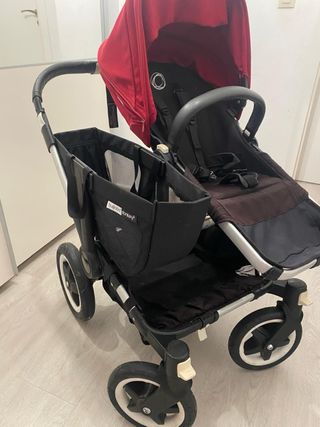 Carro Bugaboo Doble con Cesta
